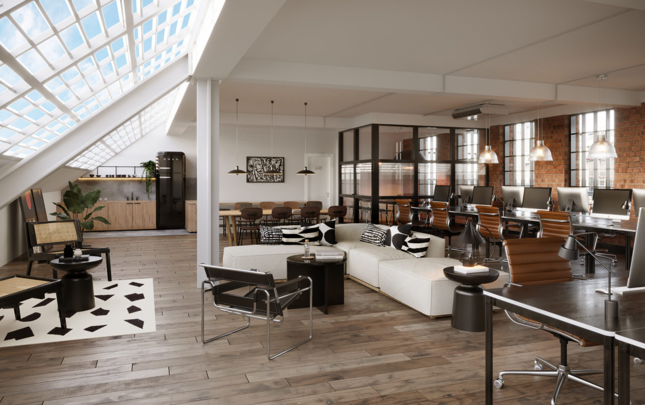 Property CGI London office in Shoreditch(1)